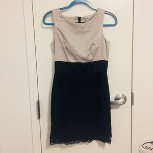 H&M Grey/Black Formal Dress
